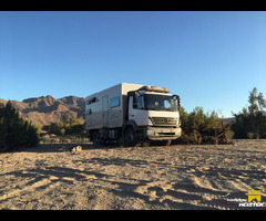 Custom built overland expedition truck