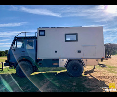 Mercedes 1017 AF - unique wooden camper perfect for family, only 7 meters!