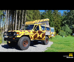 Toyota HZJ 78 Buschtaxi Weltreisemobil Giraffe, komplett saniert + umfangreichst ausgestattet