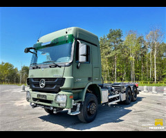 Mercedes Benz Actros 6x6, mileage only 38k km, frame for twist lock container