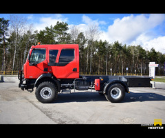 Renault Midlum 4x4 with removable container, of road, double cabine DOKA